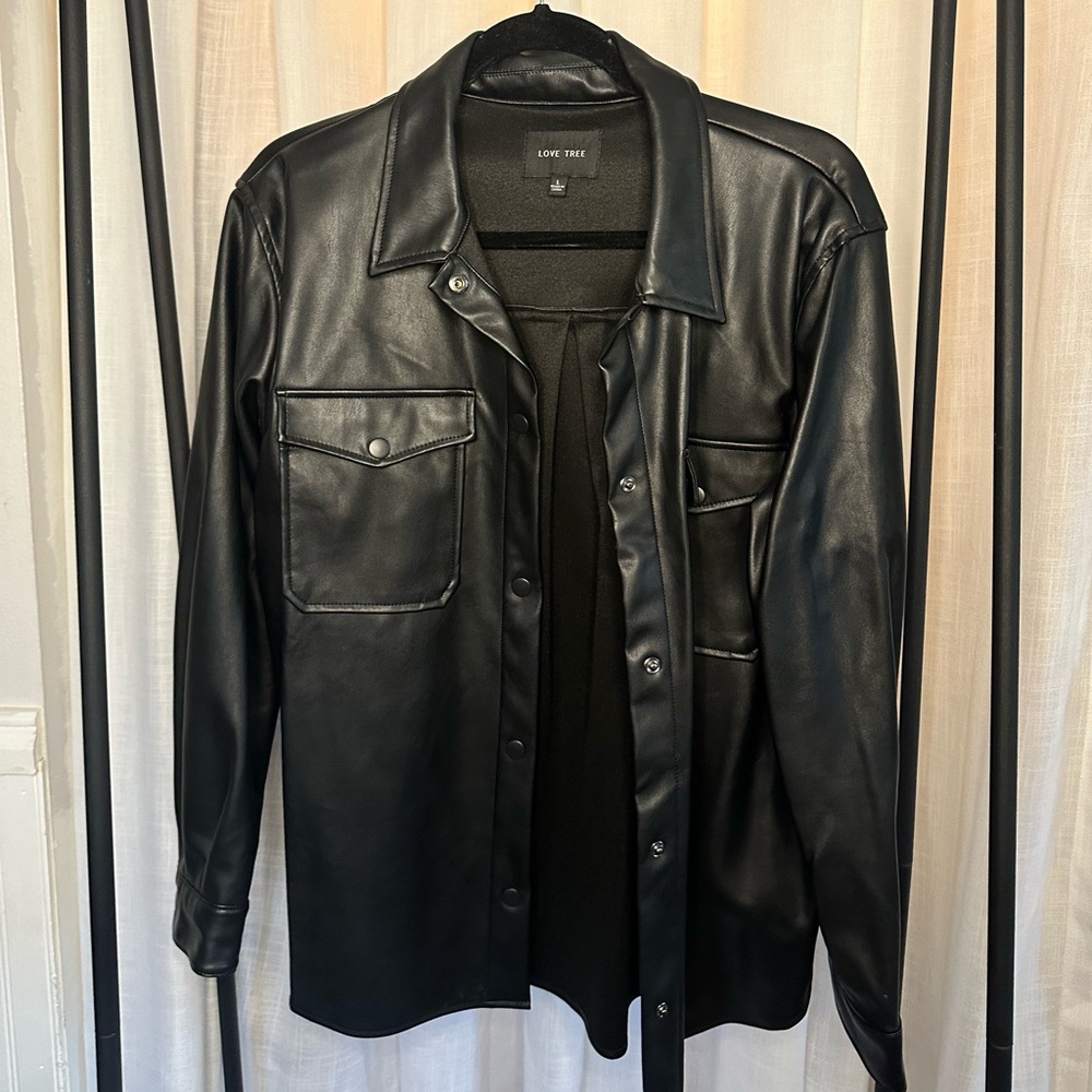 Leather Shacket